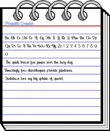 Megabite Regular Font