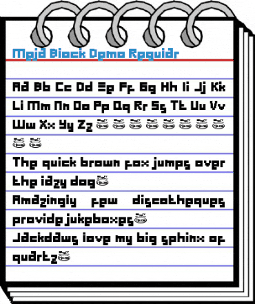 Meja Block Demo Regular Font