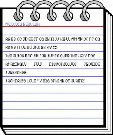 Melodia Regular Font