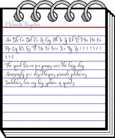 Melonida Regular Font