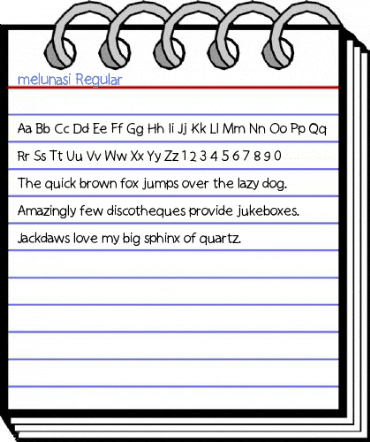melunasi Regular Font