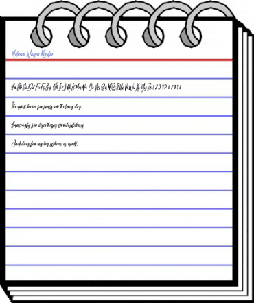Melvina Wayne Regular Font