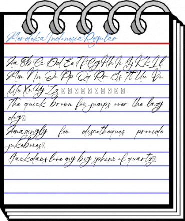 Merdeka Indonesia Regular Font