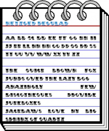 Metzger Regular Font