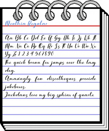 Meuthia Regular Font