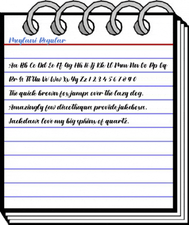 Meylani Regular Font
