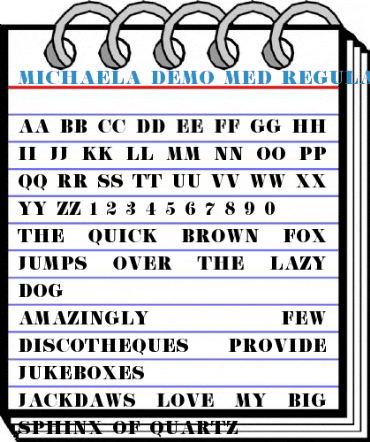 Michaela Demo Med Regular Font