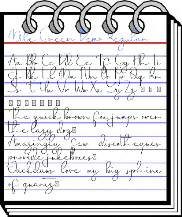 Mile Green Demo Regular Font