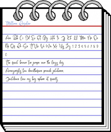 Millena Regular Font