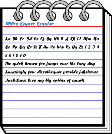 Milton Keynes Regular Font