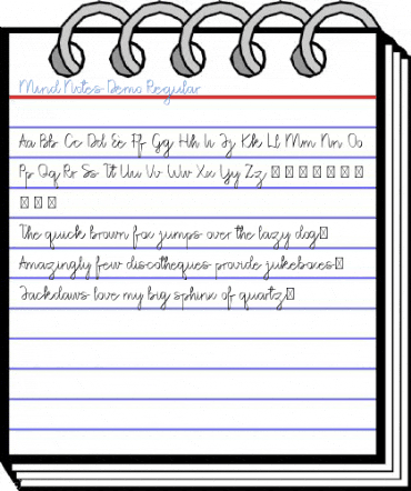 Mind Notes Demo Regular Font