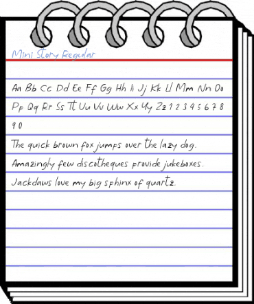 Mini Story Regular Font