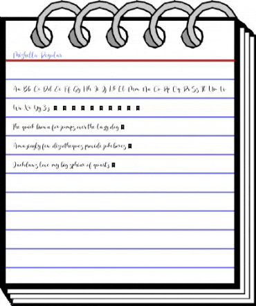 Mishella Regular Font