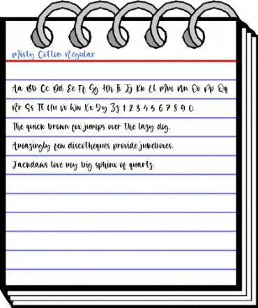 Misty Cotton Regular Font