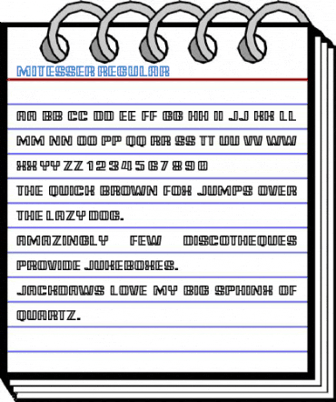 Mitesser Regular Font