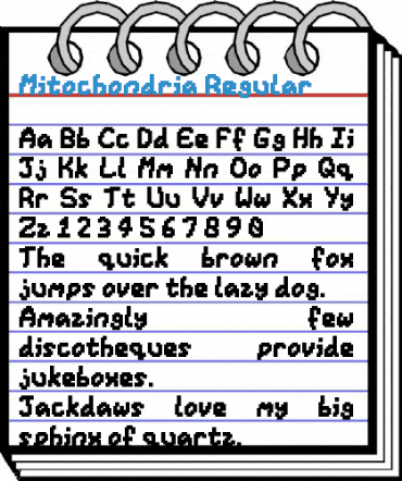 Mitochondria Regular Font