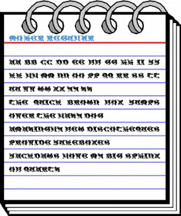 Moher Regular Font