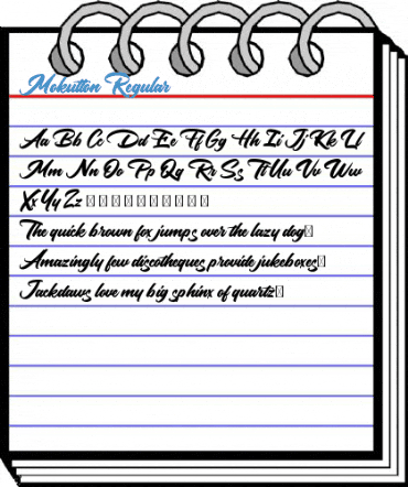 Mokutton Regular Font
