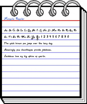 Mongsta Regular Font
