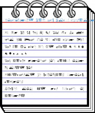 Monocracy Cuts and Clips Regular Font