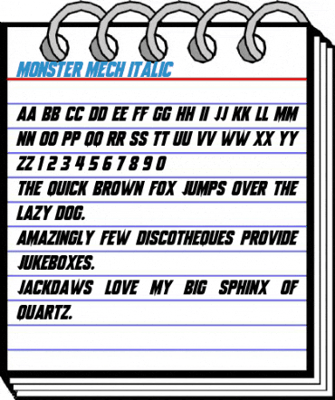 Monster Mech Font