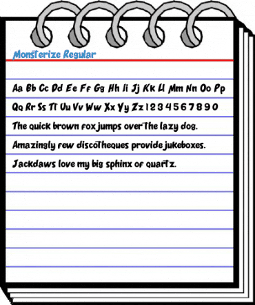 Monsterize Regular Font