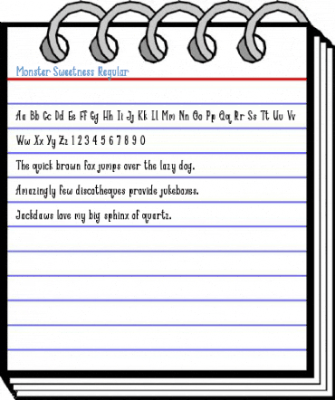 Monster Sweetness Regular Font
