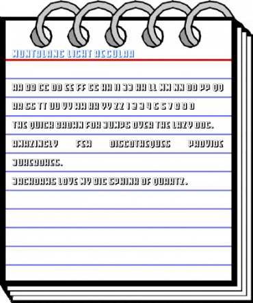 Montblanc Light Regular Font