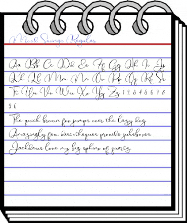Mood Swings Regular Font