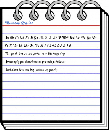 Moonday Regular Font