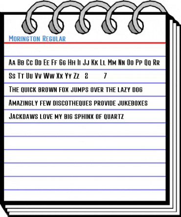 Morington Regular Font