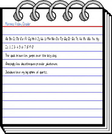 Morning Friday Regular Font