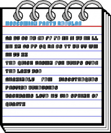 Moscowian Party Regular Font