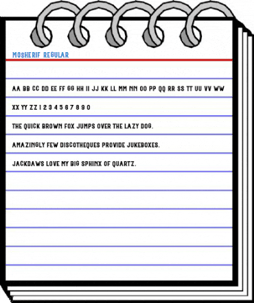 Mosherif Regular Font