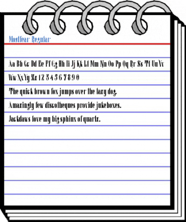 Mostfear Regular Font