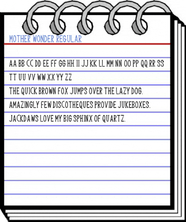 Mother Wonder Regular Font