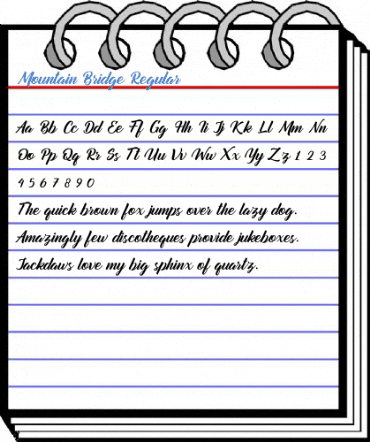 Mountain Bridge Regular Font