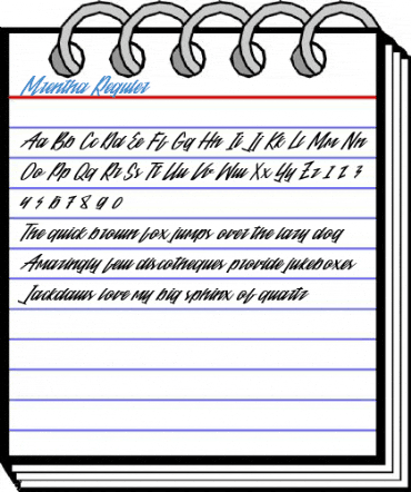 Mrentha Reguler Font