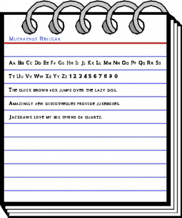 Muchachos Regular Font