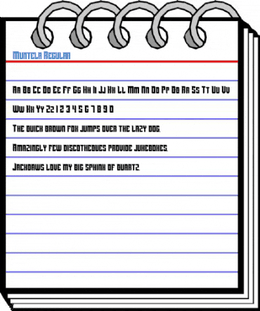 Muntela Regular Font