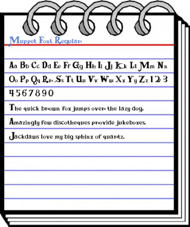 Muppet Font Regular Font