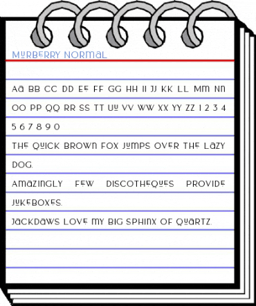 Murberry Normal Font