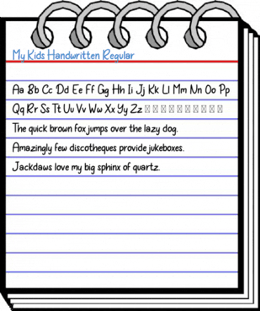 My Kids Handwritten Regular Font