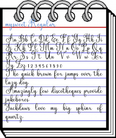 mysweet Regular Font