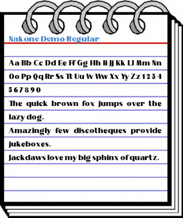 Nakone Demo Regular Font