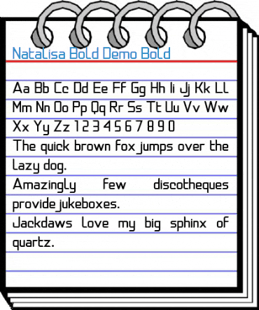 Natalisa Bold Demo Bold Font