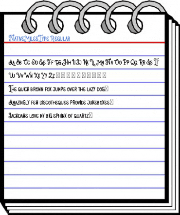 NativeMilesType Regular Font