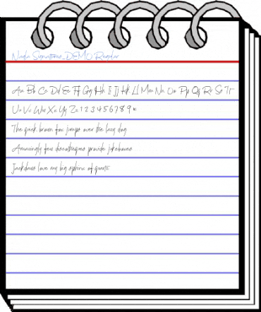 Nayla Signattures_DEMO Regular Font