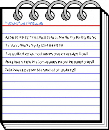 Nazumi Font Regular Font