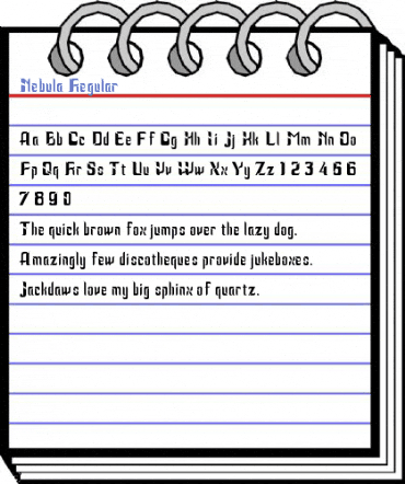 Nebula Regular Font